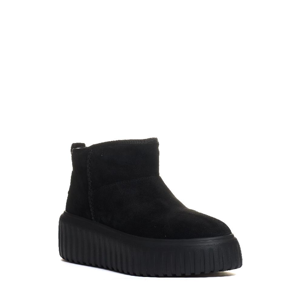 Sorelle Perego h stripes low boot camoscio nero Italy