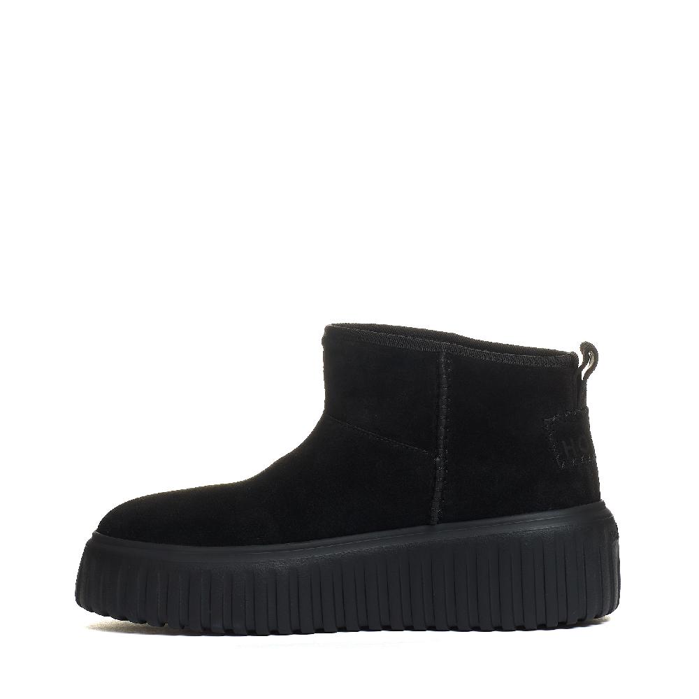 Sorelle Perego h stripes low boot camoscio nero Italy