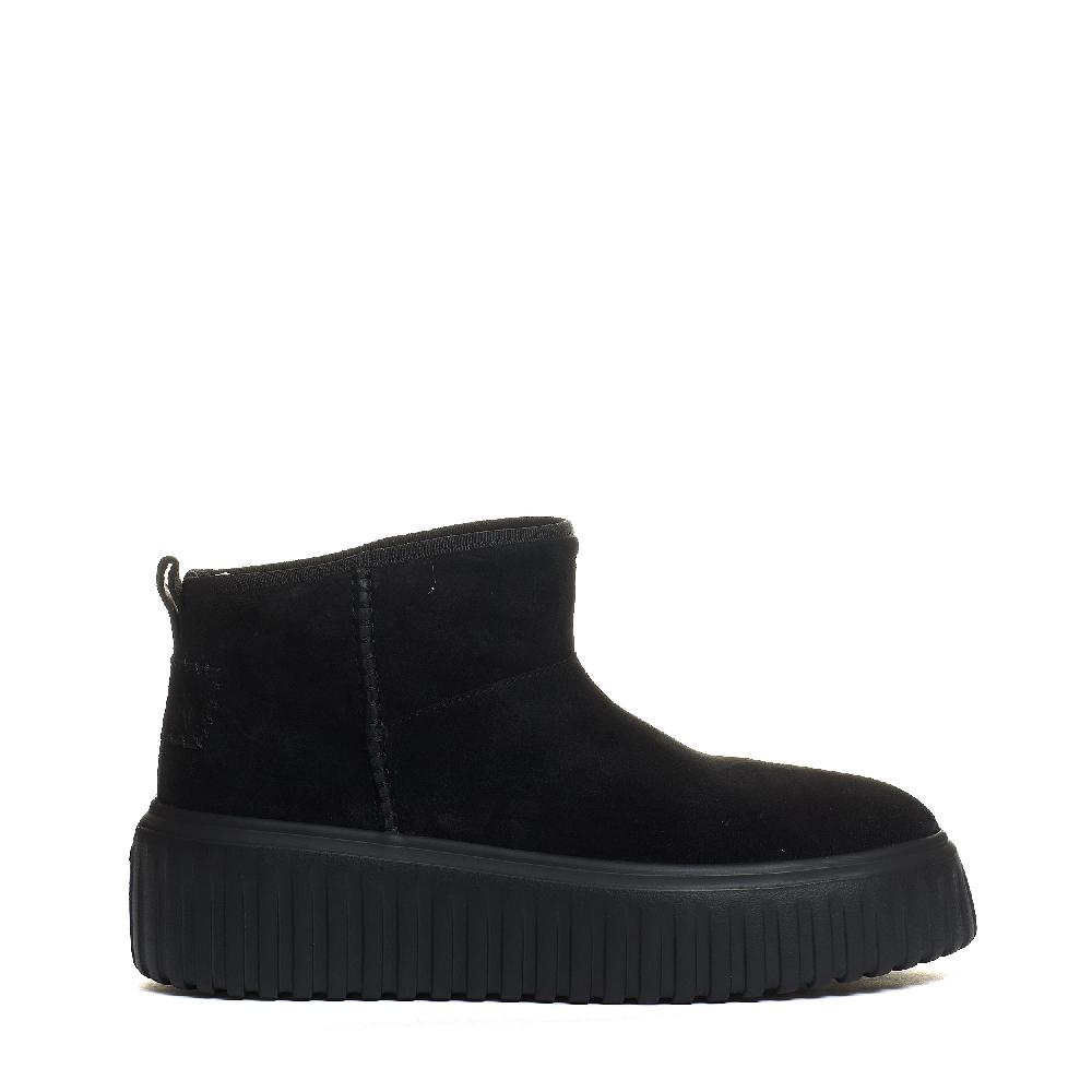 Sorelle Perego h stripes low boot camoscio nero Italy