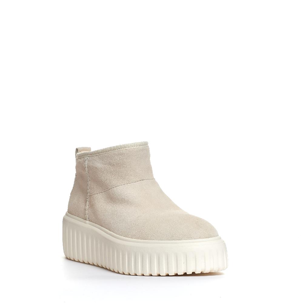Sorelle Perego boot basso camoscio beige chiaro Saldi Di Fabbrica
