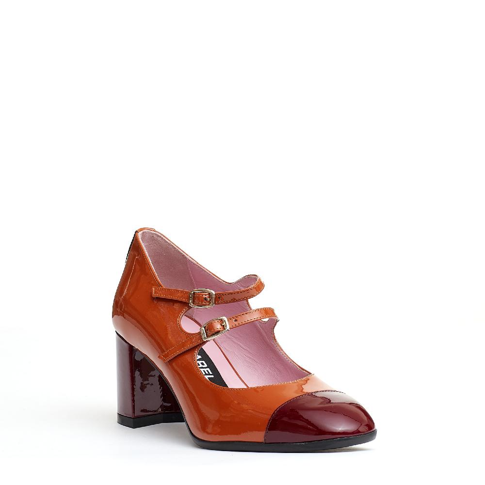 Sorelle Perego pump cinurine camel e bordeaux Vendite Flash