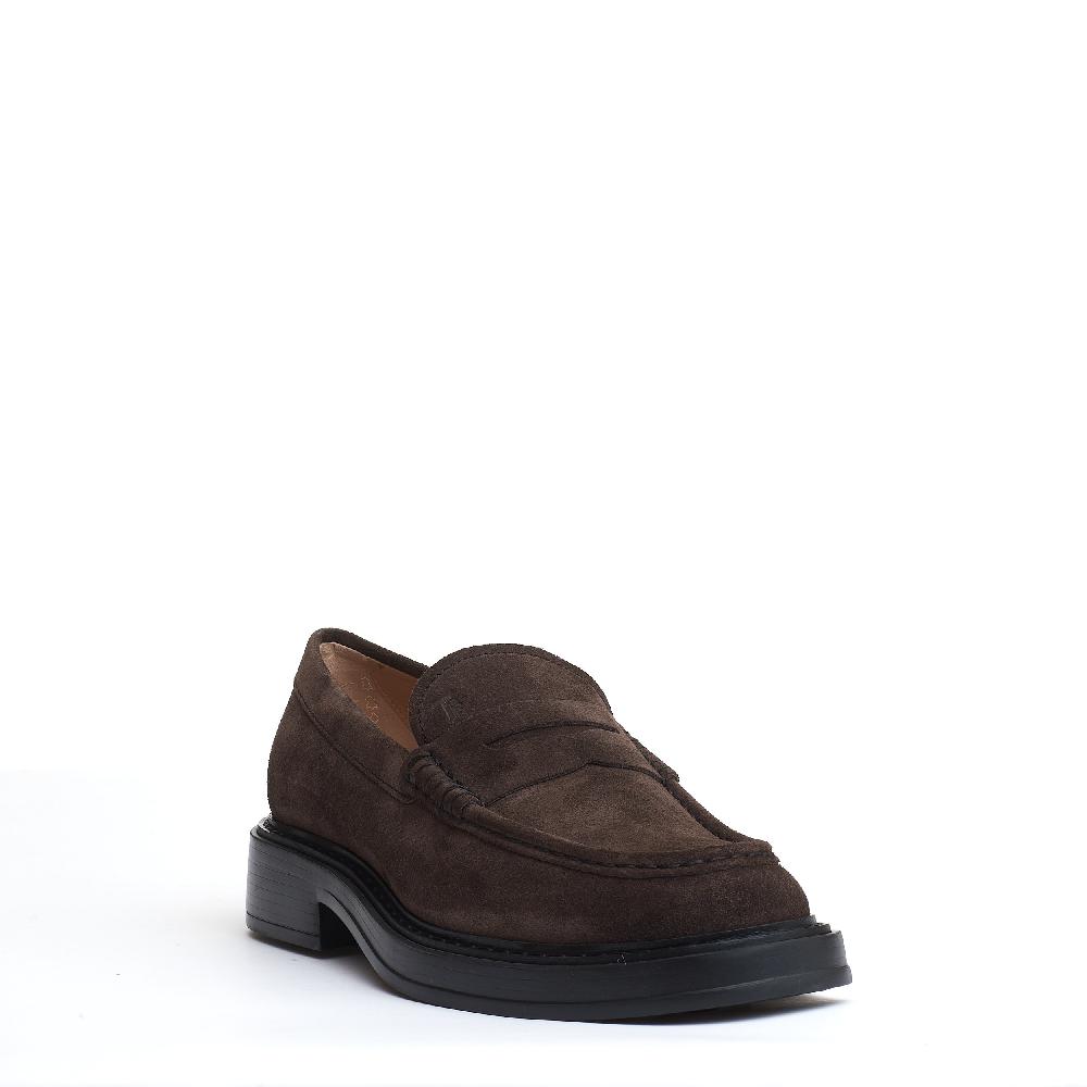 Sorelle Perego mocassino fondo grosso camoscio marrone Negozio