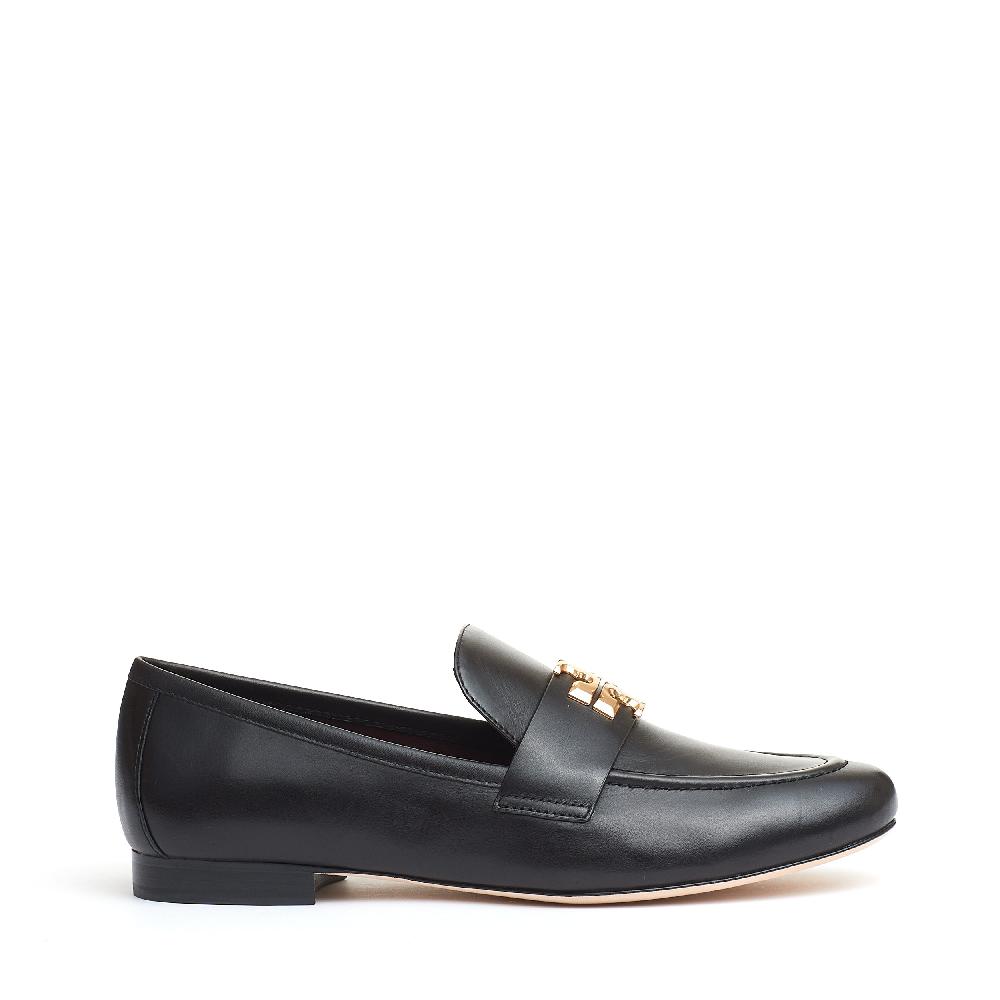 Sorelle Perego mocassino Eleanor pelle nera logo Italy