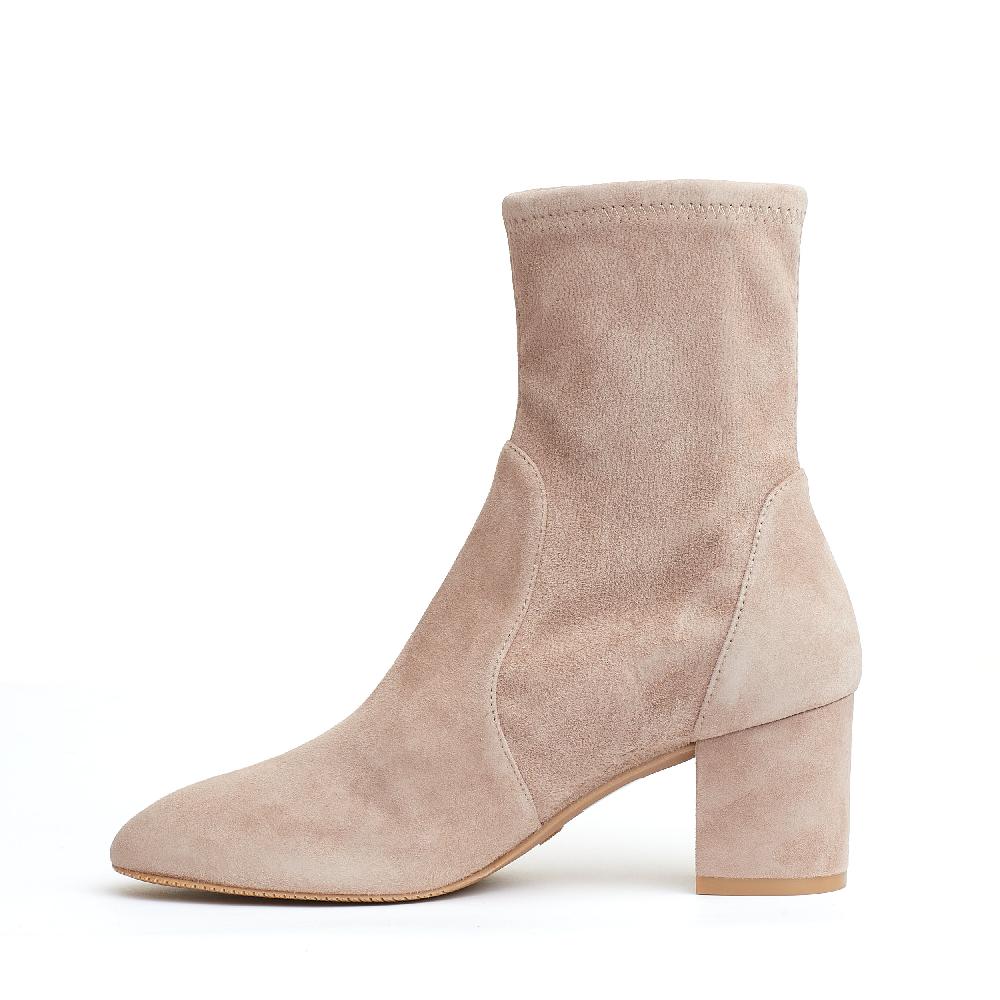 Sorelle Perego stivaletto camoscio beige 70 mm Pezzi Unici