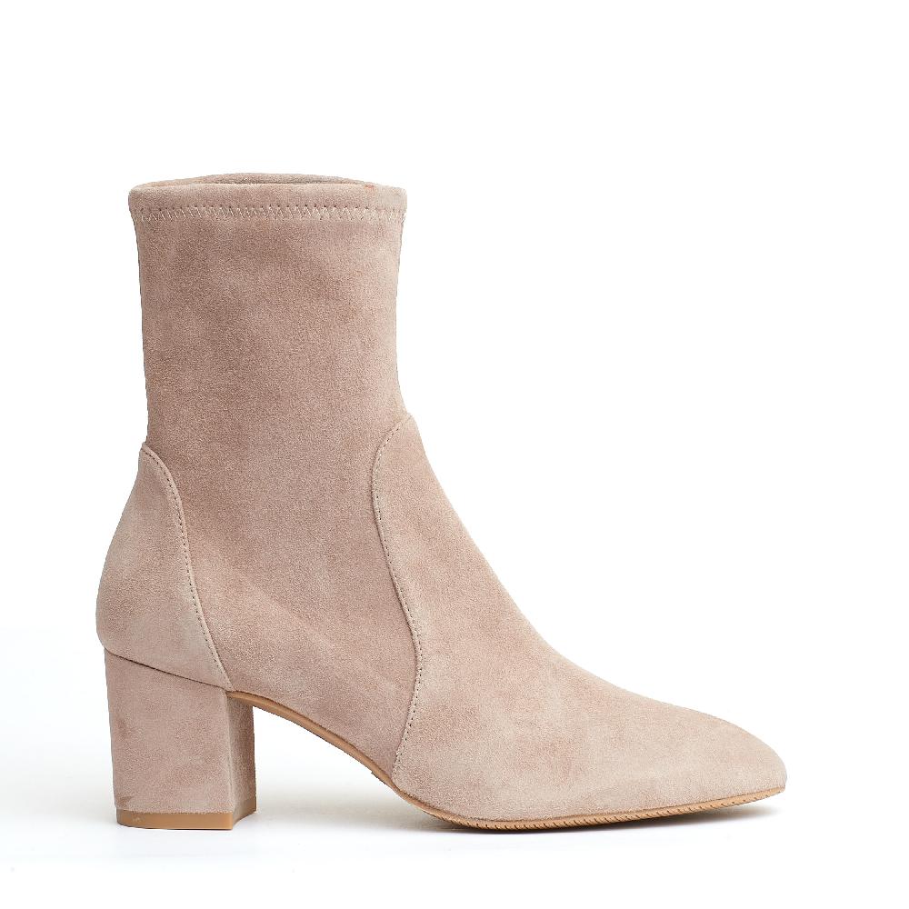 Sorelle Perego stivaletto camoscio beige 70 mm Pezzi Unici