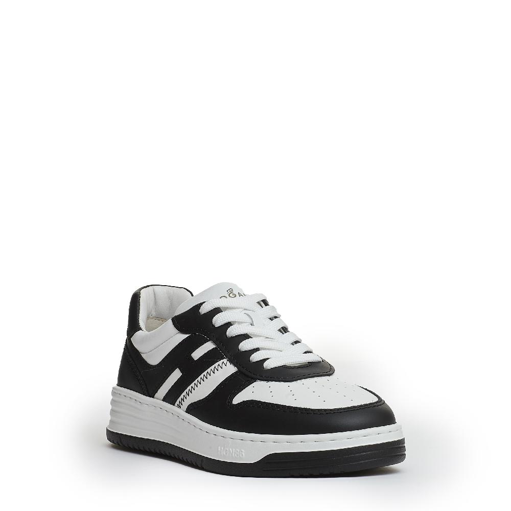 Sorelle Perego basket pelle bianco nero Consegna Veloce