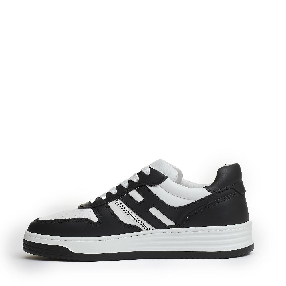 Sorelle Perego basket pelle bianco nero Consegna Veloce