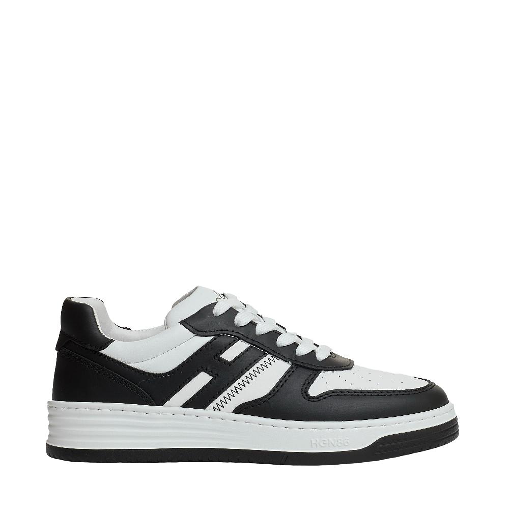 Sorelle Perego basket pelle bianco nero Consegna Veloce