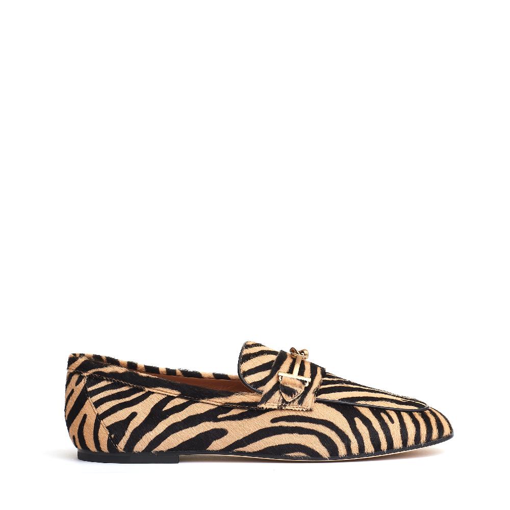 Sorelle Perego mocassino effetto cavallino beige nero Shopping Online