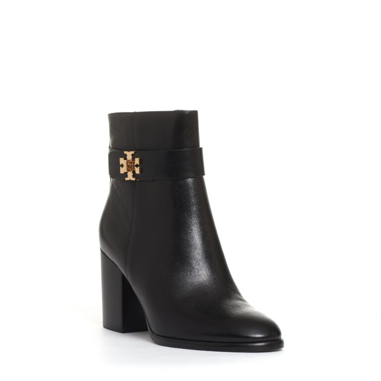 Sorelle Perego stivaletto pelle nera logo tacco 70 mm Saldi