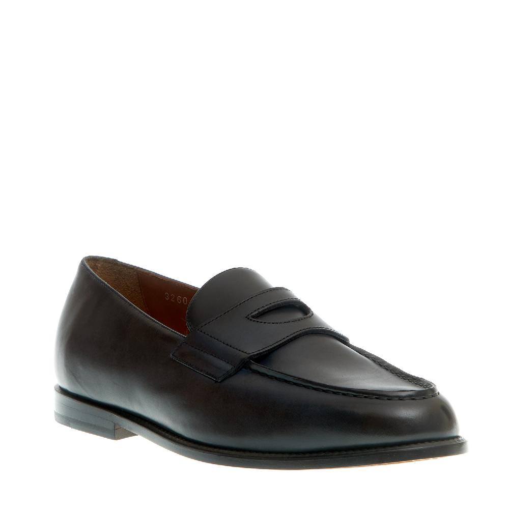 Sorelle Perego mocassino pelle blu fondo cuoio Fino Al -60%