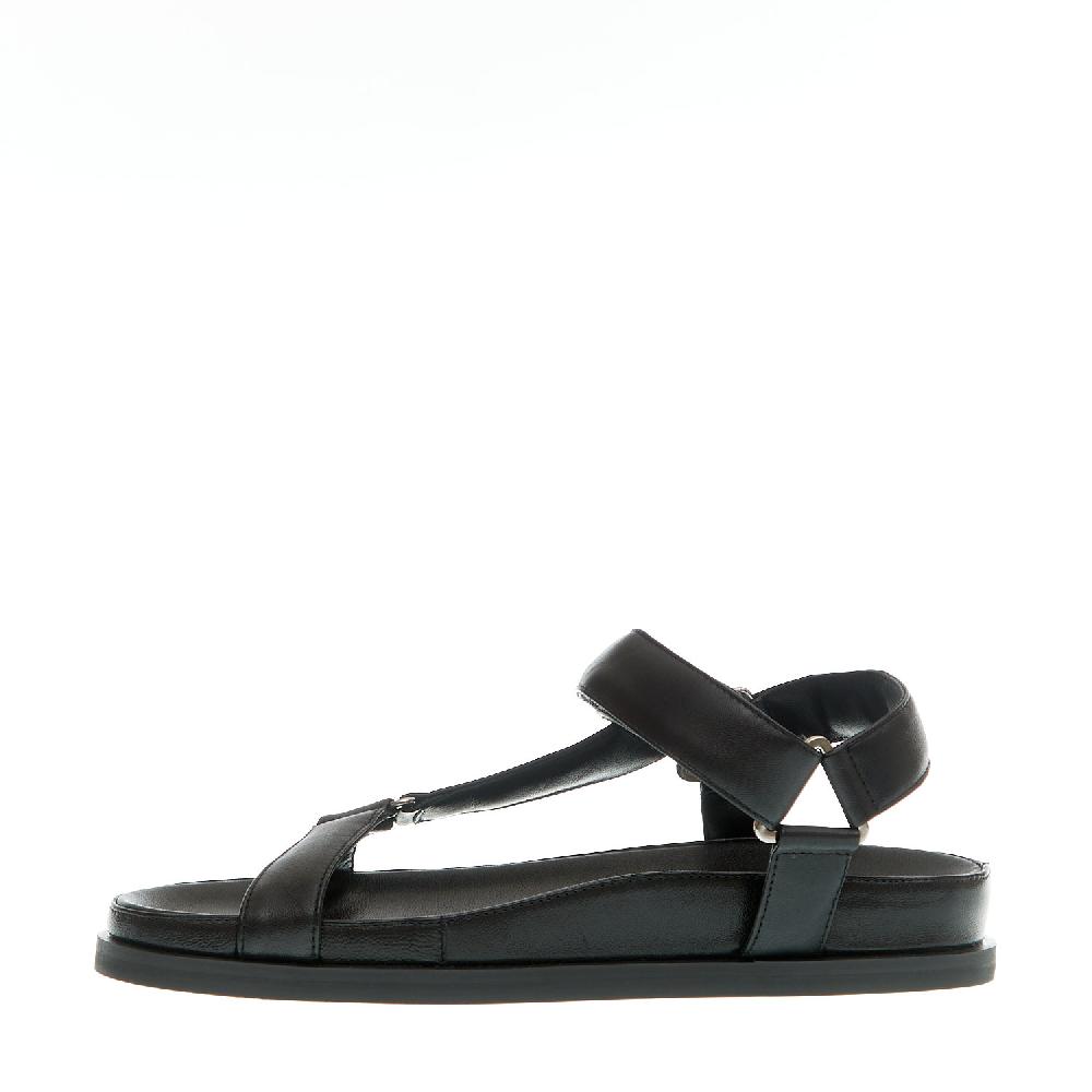Sorelle Perego sandalo anatomico nero fibbie Italia