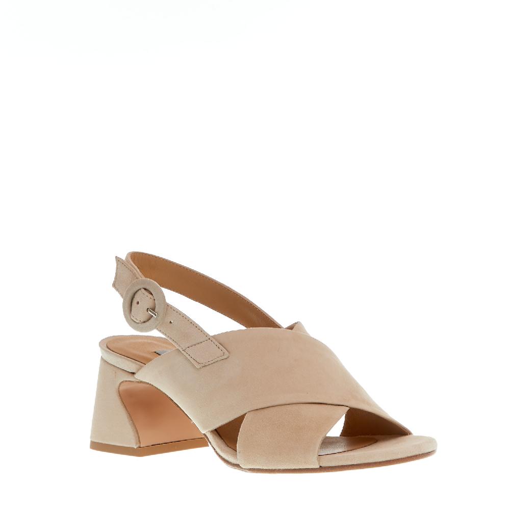 Sorelle Perego sandalo incrocio camoscio beige Vendite stagionali
