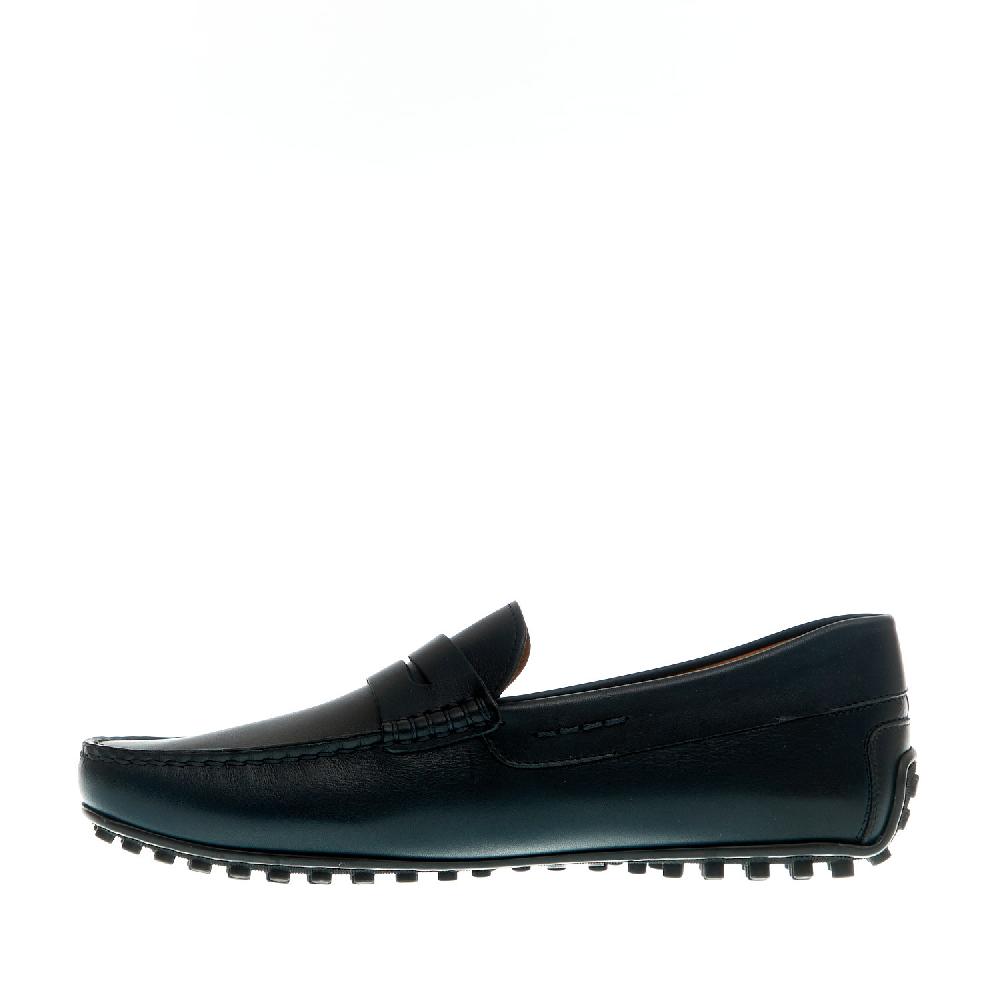 Sorelle Perego mocassino driver pelle blu Consegna Veloce