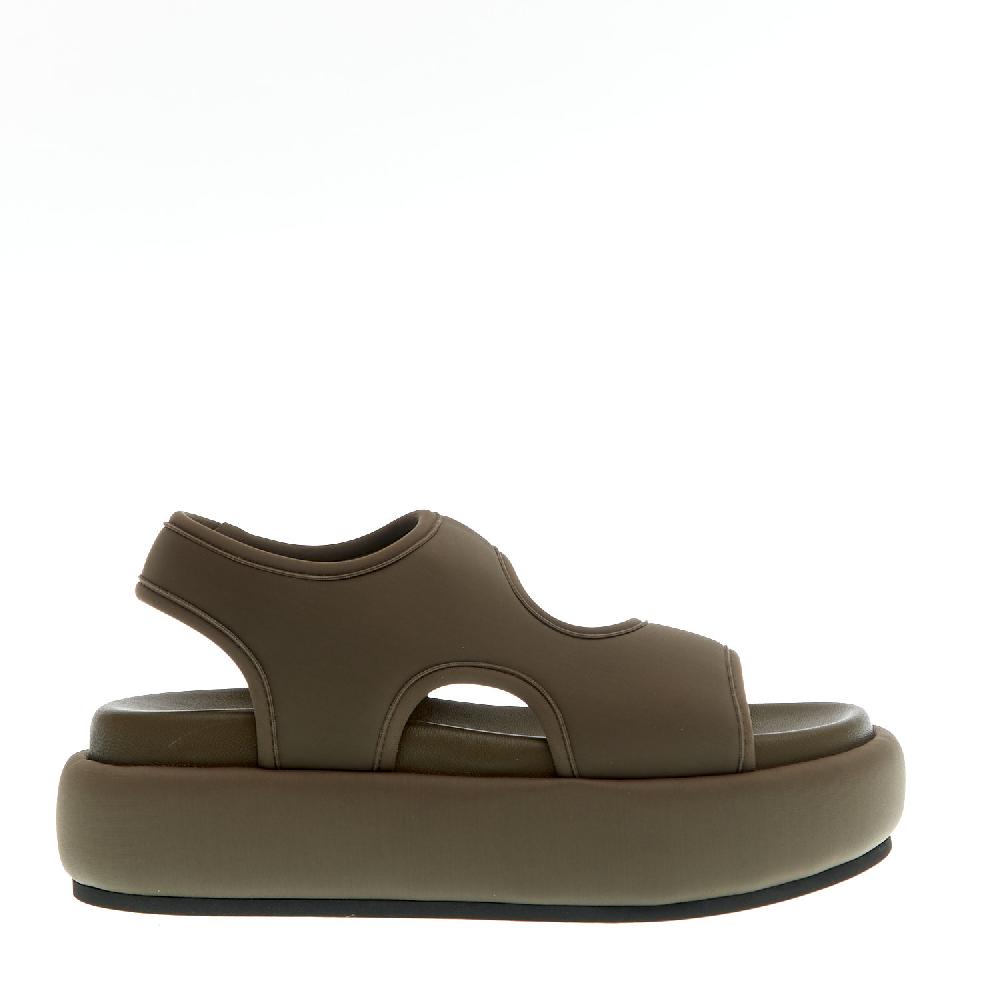 Sorelle Perego sandalo zeppa neoprene verdone Promozione Limitata
