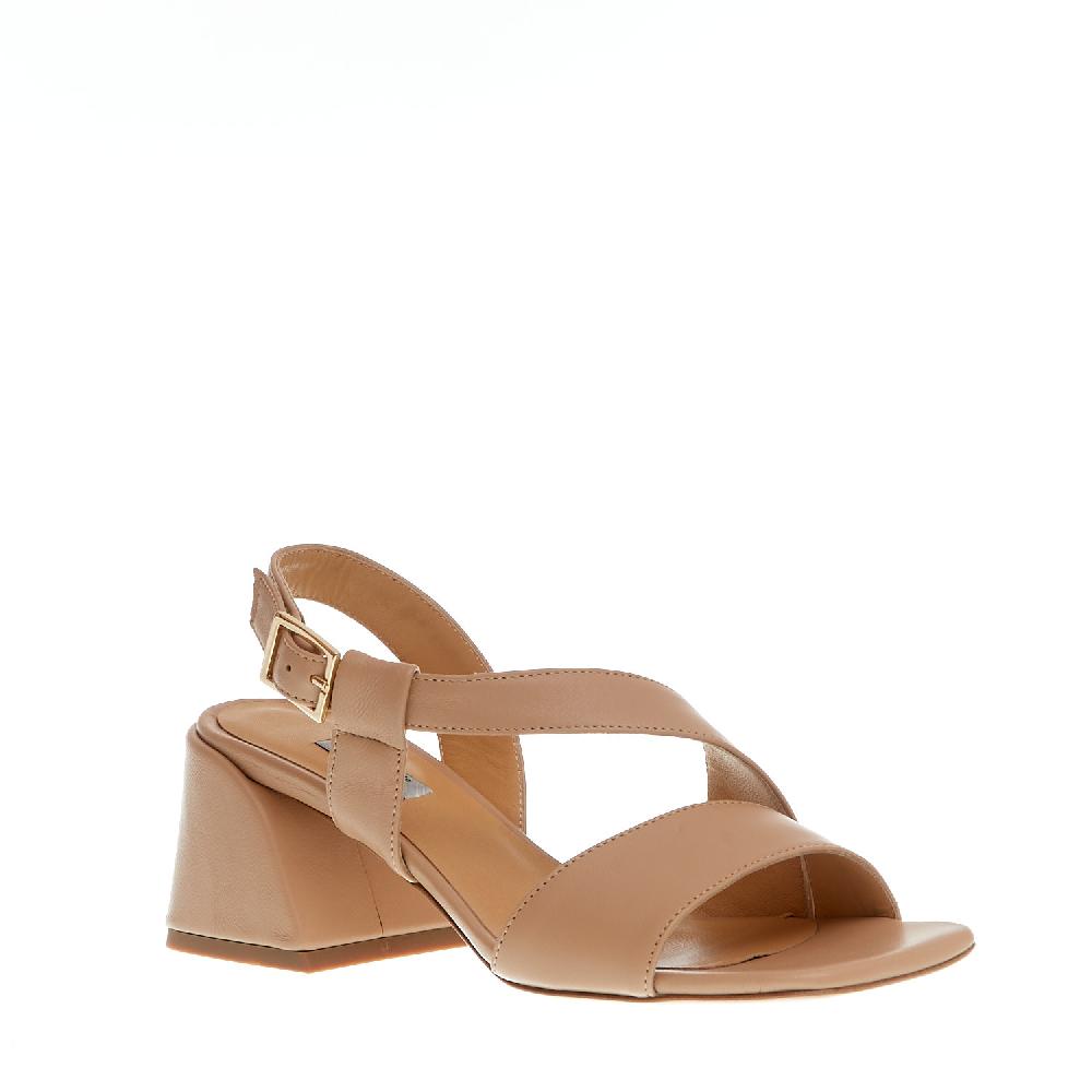 Sorelle Perego sandalo pelle beige tacco 60 Fino Al -60%
