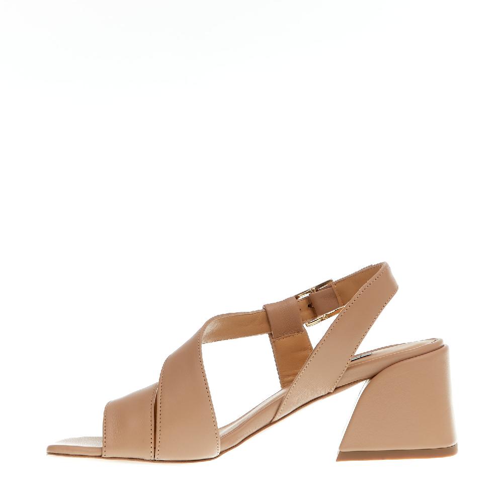 Sorelle Perego sandalo pelle beige tacco 60 Fino Al -60%