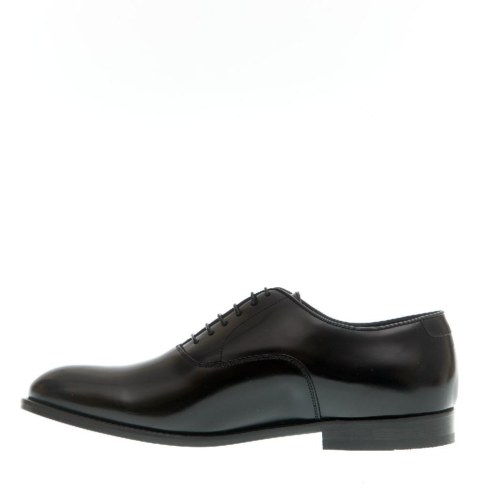 Sorelle Perego stringato nero liscio fondo cuoio Shopping Online