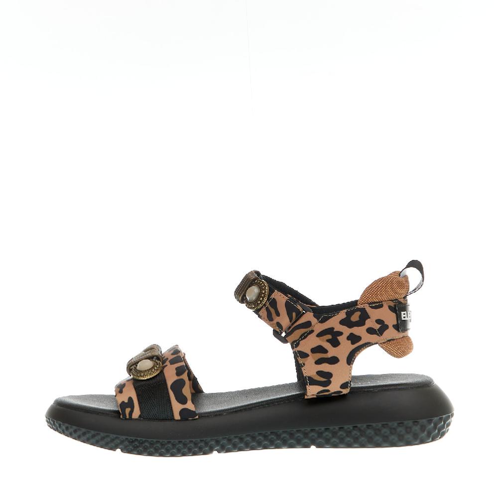 Sorelle Perego sandalo sportivo anatomico leopardo In Vendita