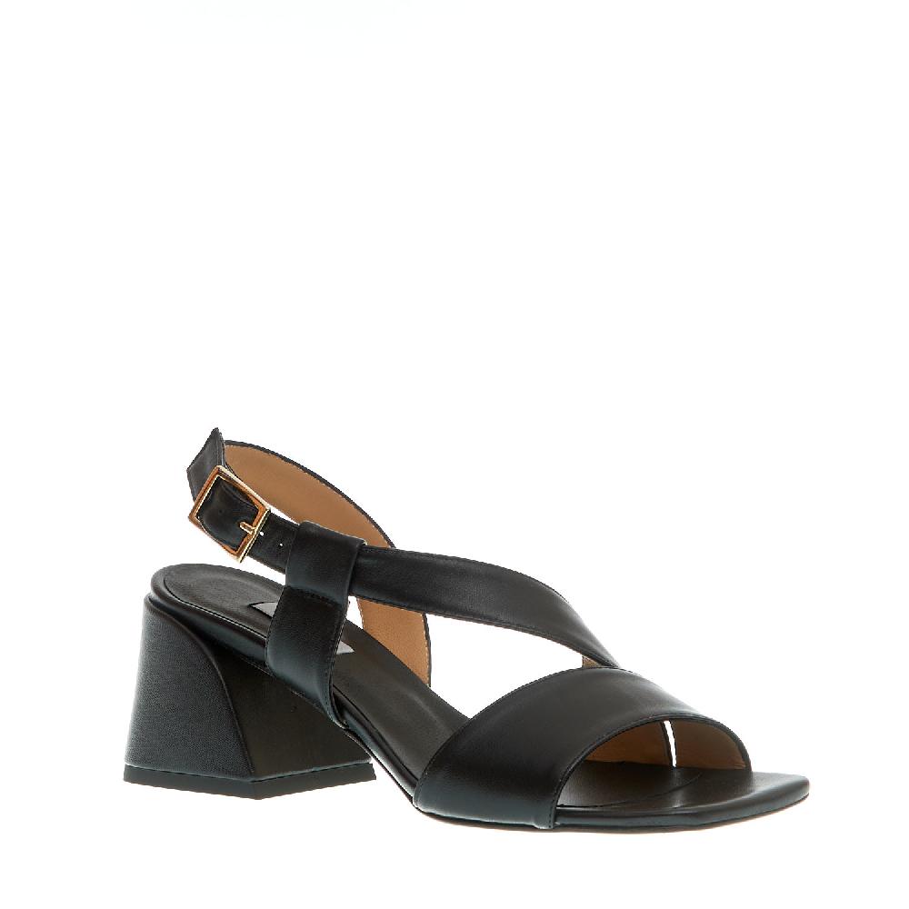 Sorelle Perego sandalo pelle nero tacco 60 Nuovi prodotti