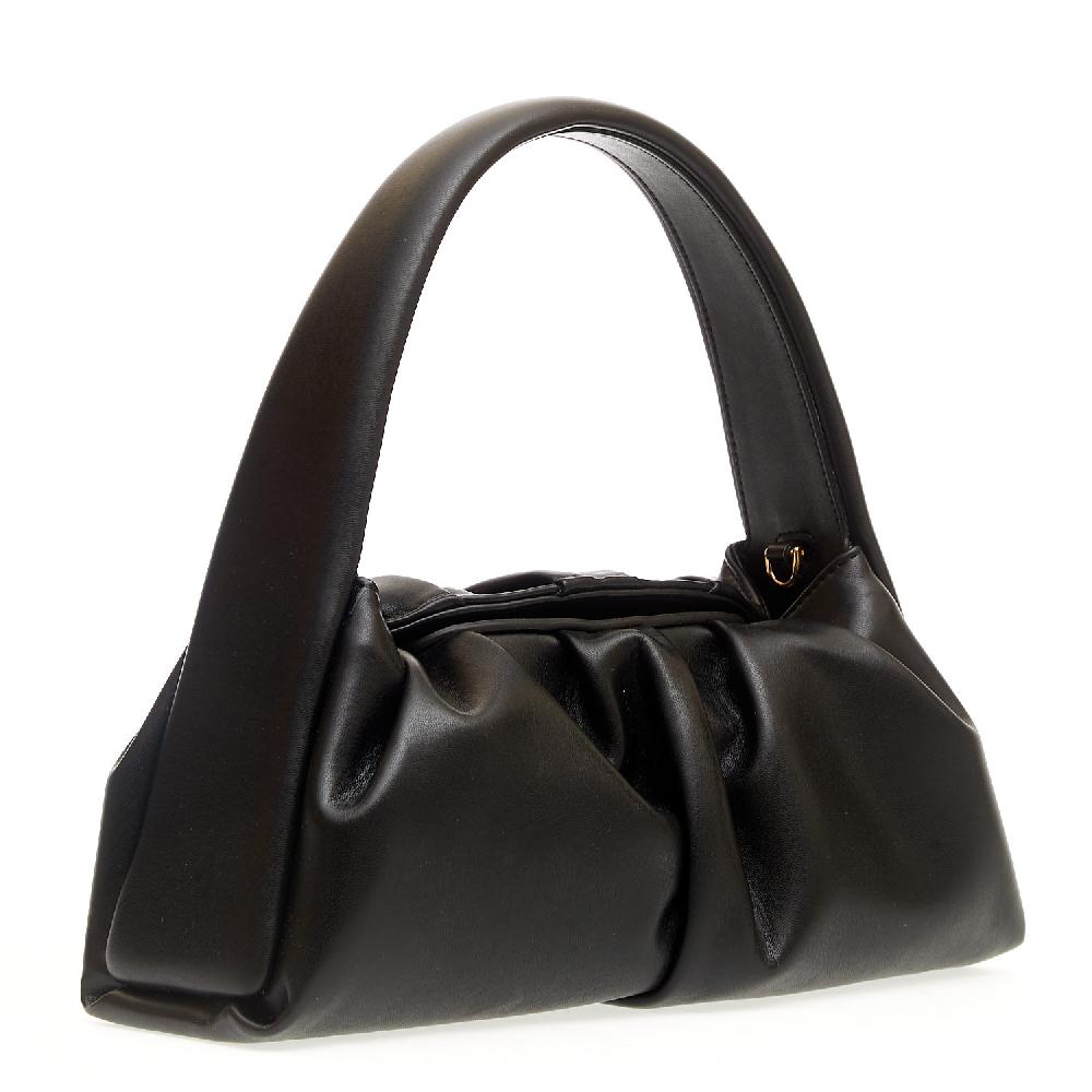 Sorelle Perego borsa arricciata nera Saldi Di Fabbrica