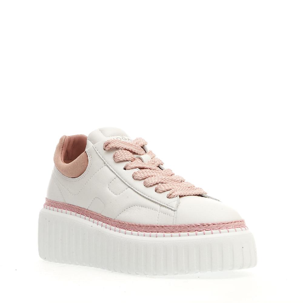 Sorelle Perego h stripe bianca e rosa Italia