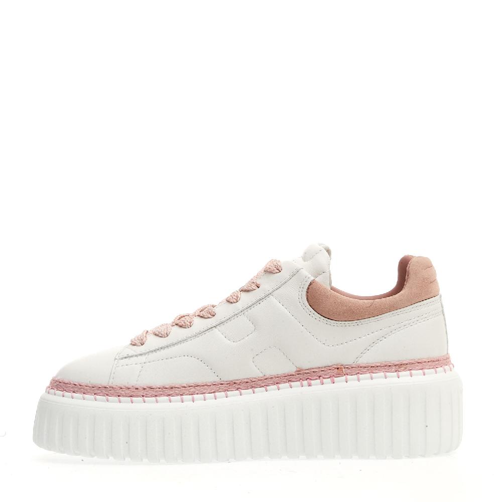 Sorelle Perego h stripe bianca e rosa Italia