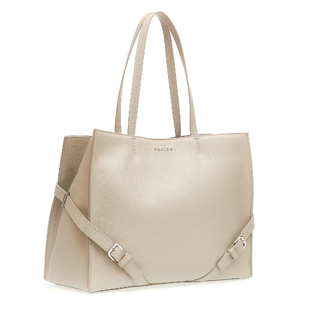 Sorelle Perego Le Sac in pelle bianca Nuovo