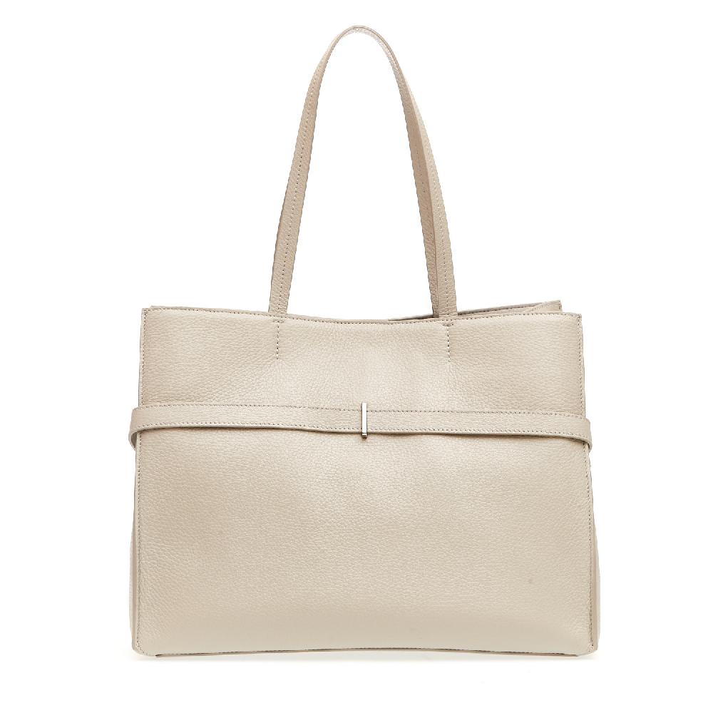 Sorelle Perego Le Sac in pelle bianca Nuovo