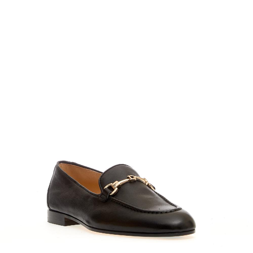 Sorelle Perego mocassino fibbia pelle nero Soddisfazione Garantita