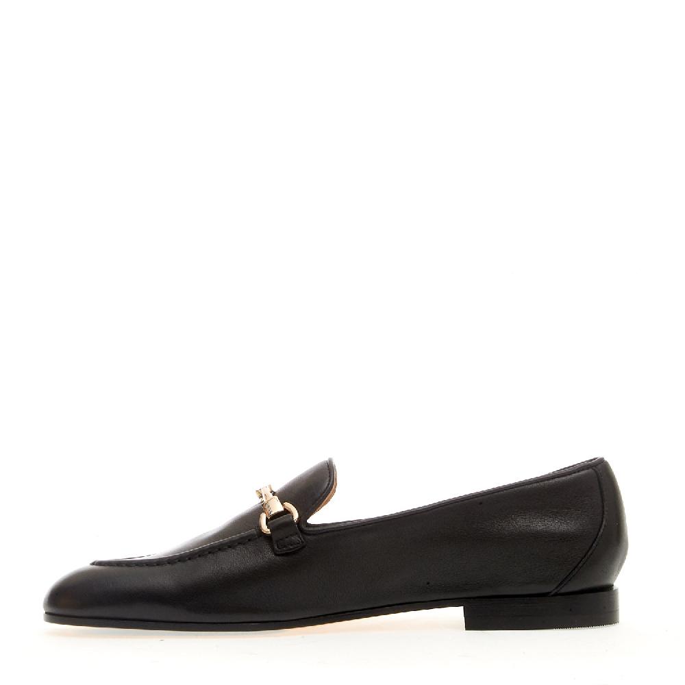 Sorelle Perego mocassino fibbia pelle nero Soddisfazione Garantita