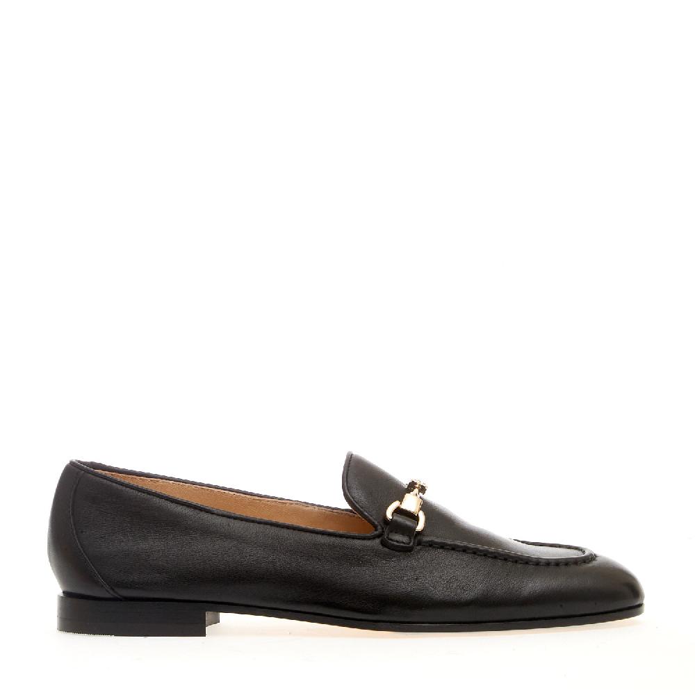 Sorelle Perego mocassino fibbia pelle nero Soddisfazione Garantita