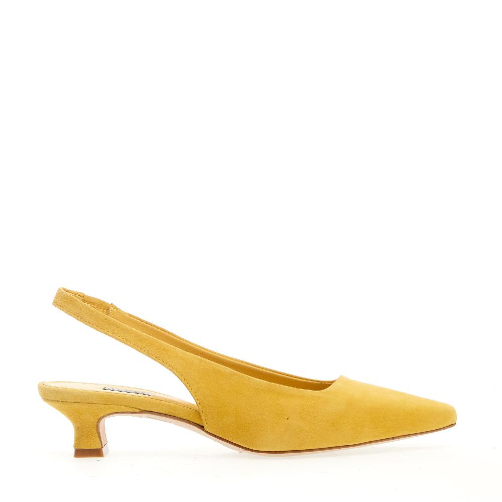 Sorelle Perego slingback camoscio giallo Promozione Limitata