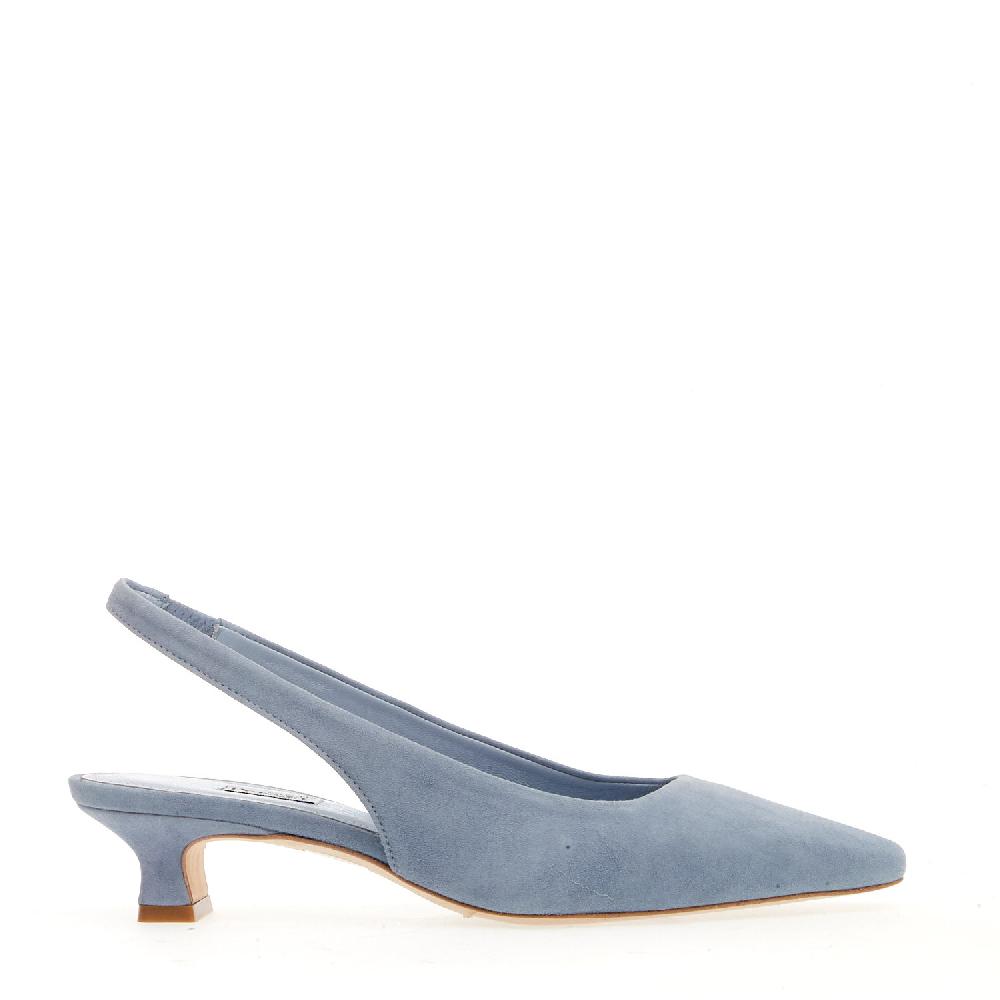 Sorelle Perego slingback camoscio jeans