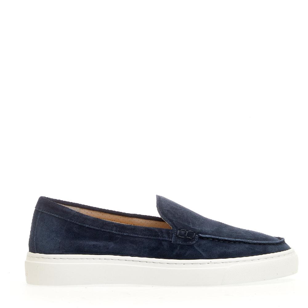 Sorelle Perego slipon camoscio blu