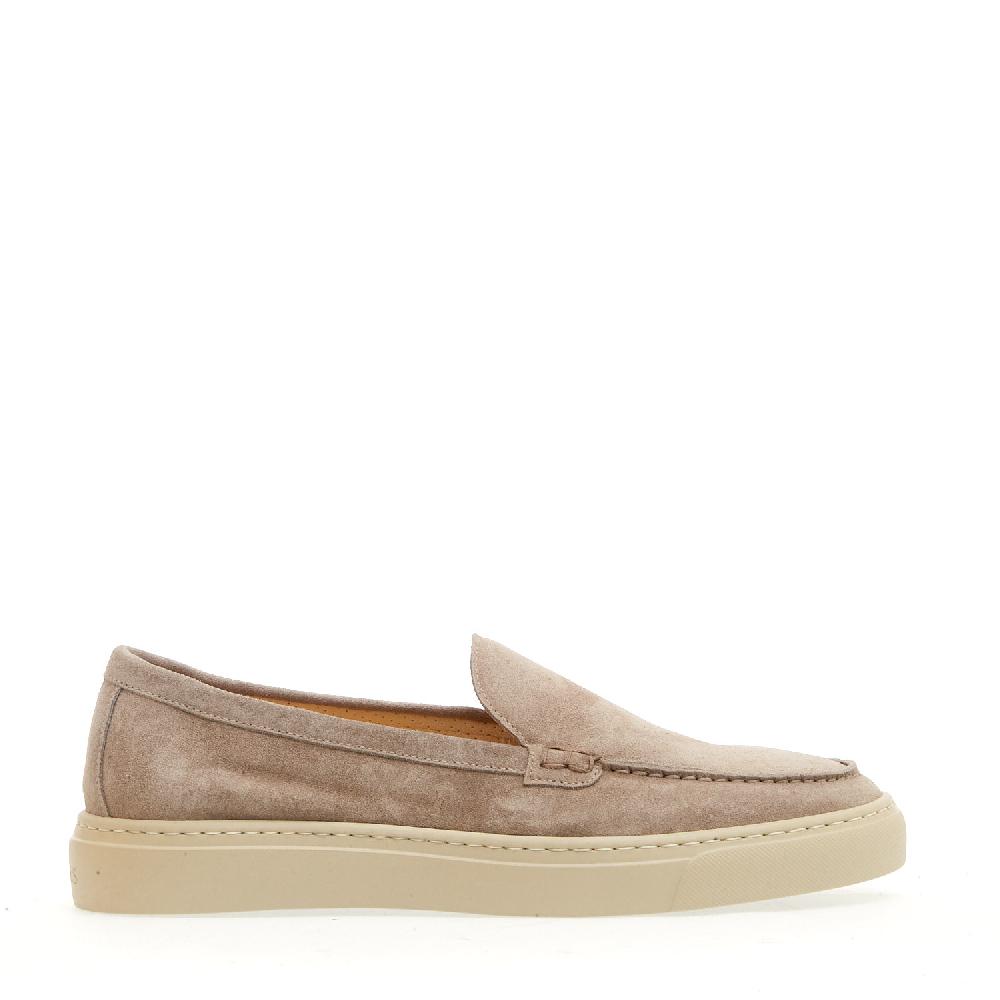 Sorelle Perego slipon camoscio fango