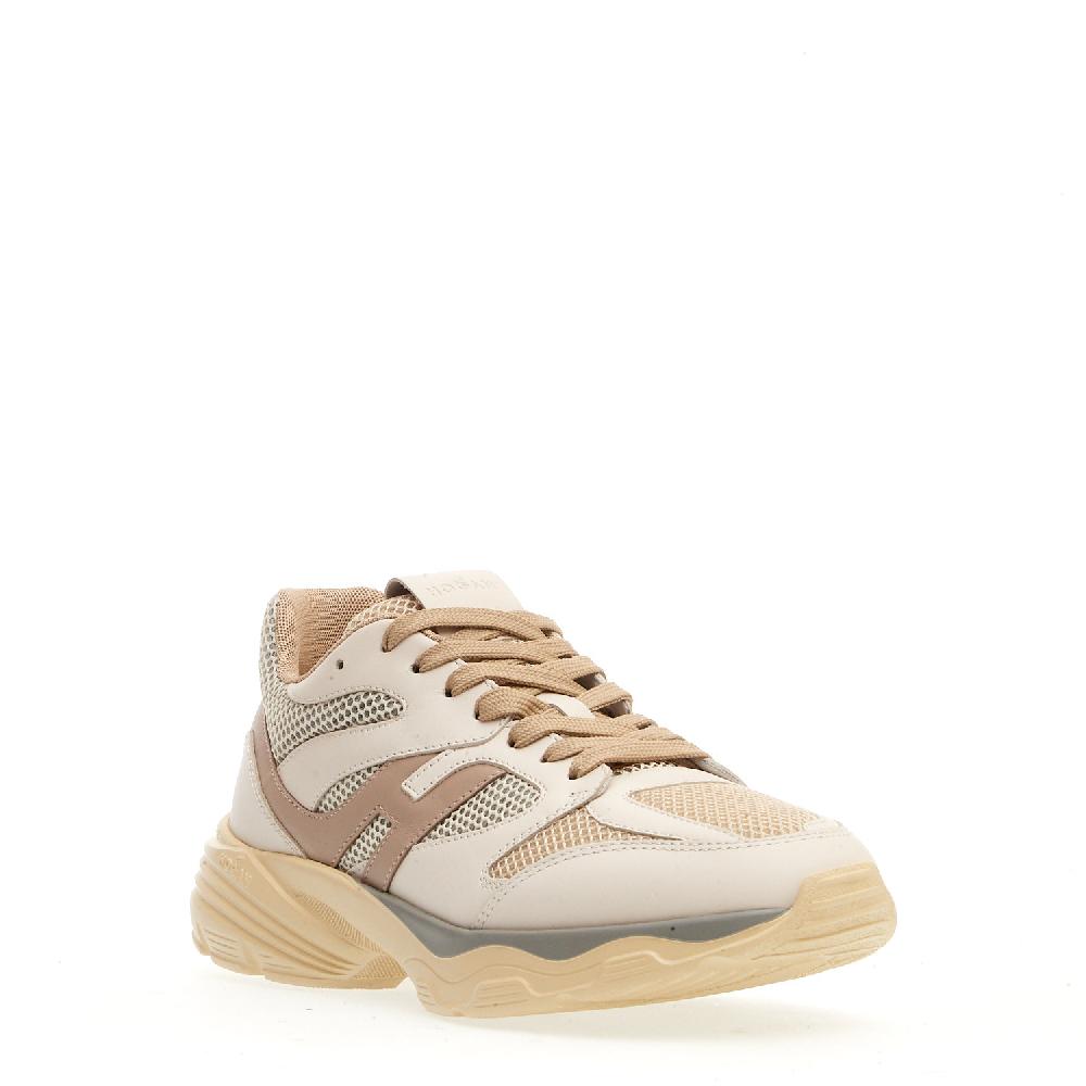Sorelle Perego sneakers H665 in pelle bianca rete grigio Vendita Calda