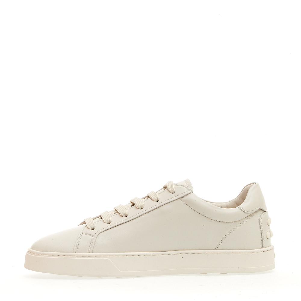 Sorelle Perego sneakers in pelle bianco fondo cassetta Saldi Di Fabbrica