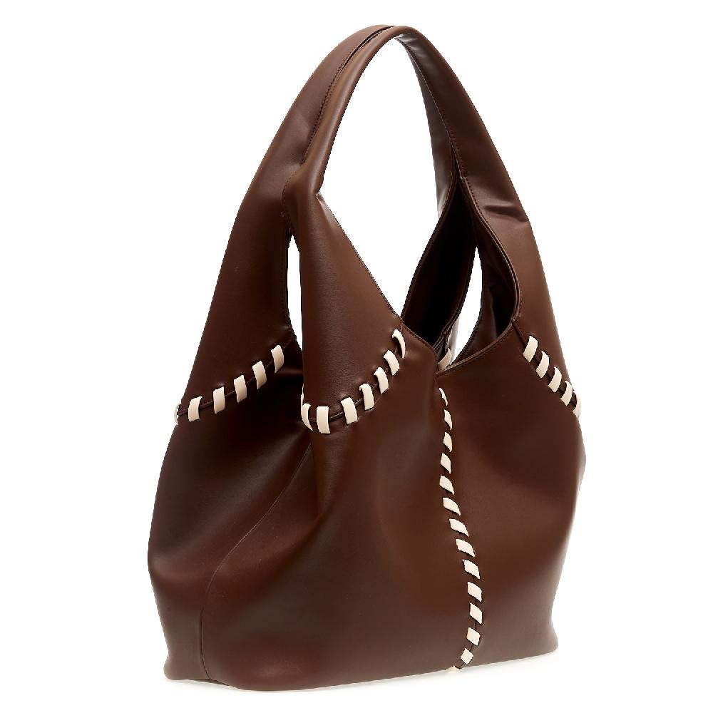 Sorelle Perego Shopping Ninfa marrone impunture Offerta speciale