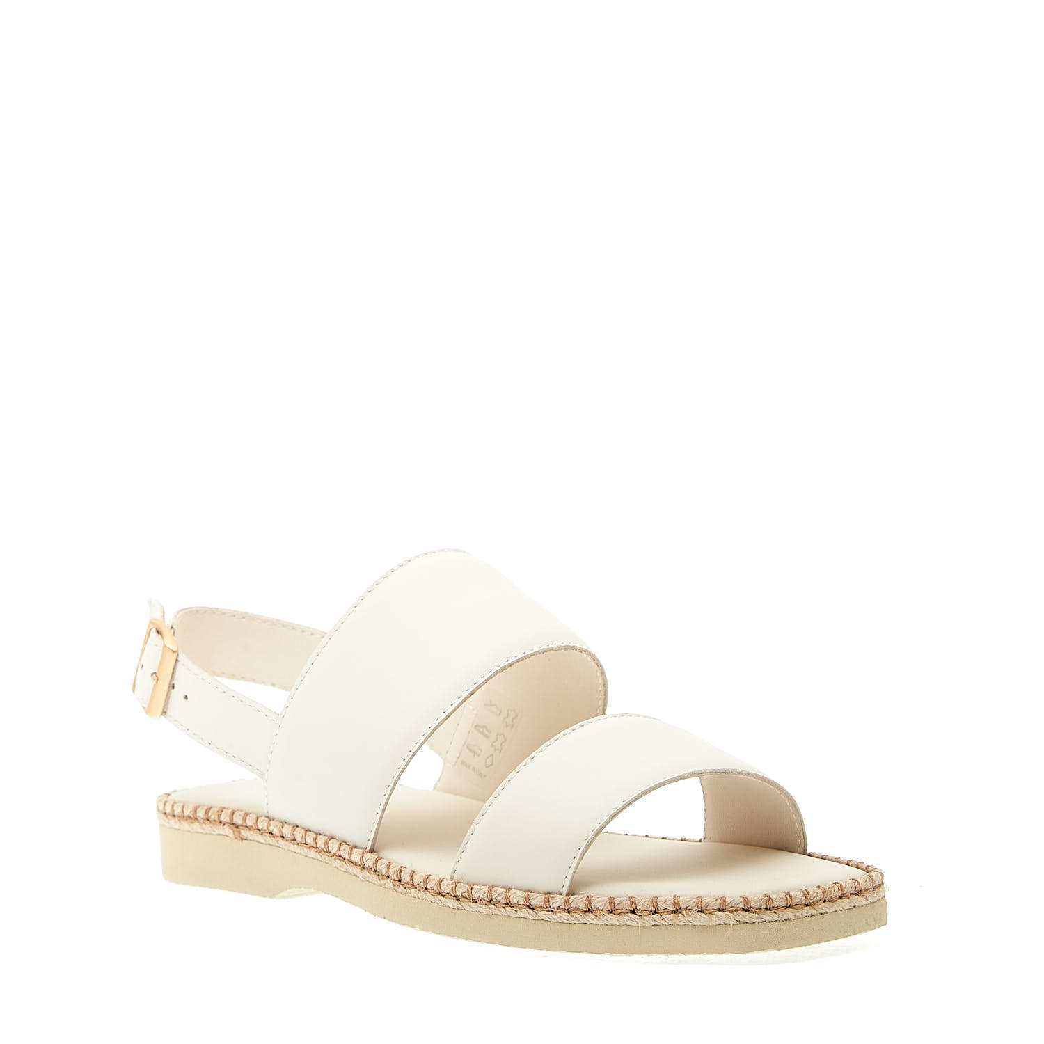 Sorelle Perego sandalo piatto extralight in pelle bianca Shopping online