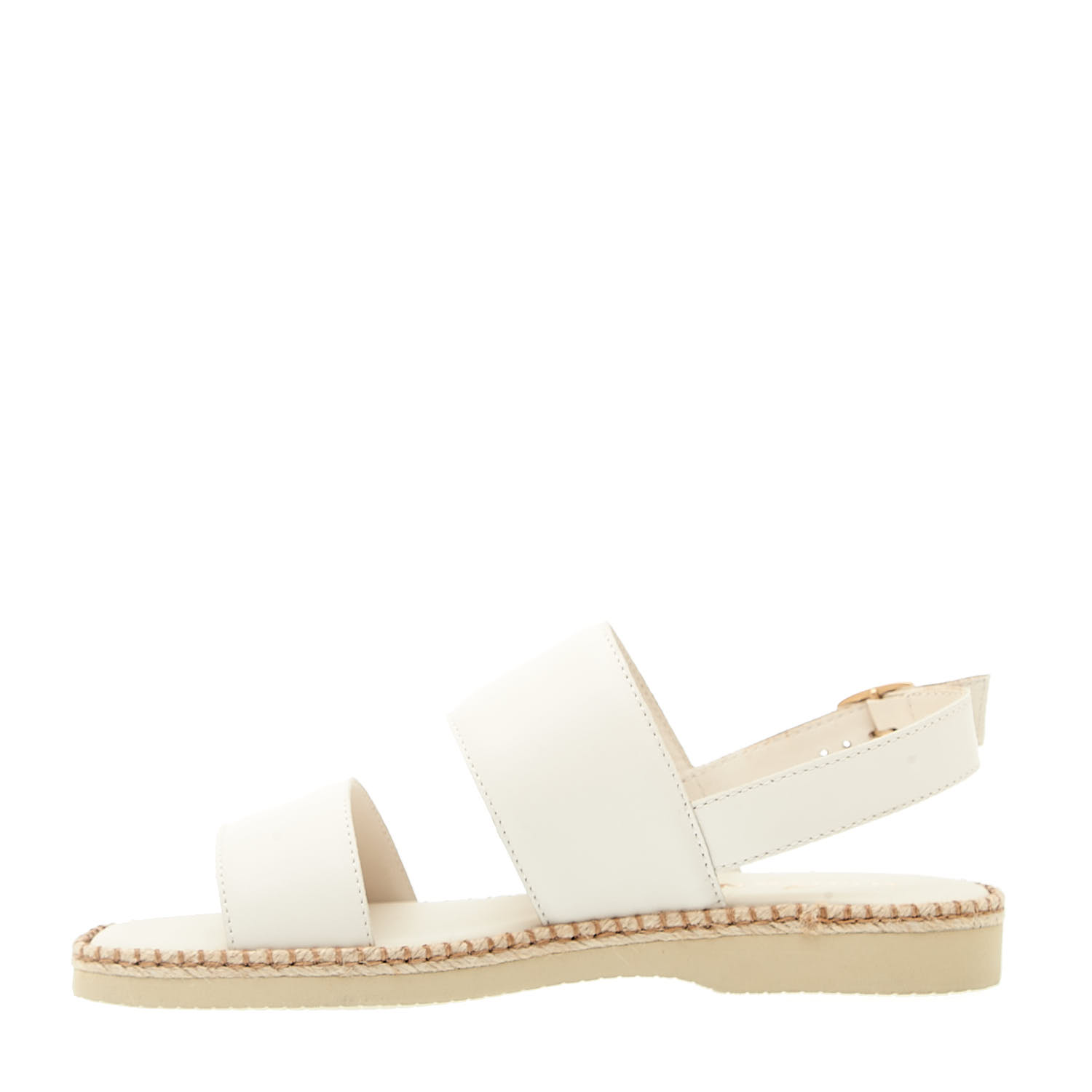 Sorelle Perego sandalo piatto extralight in pelle bianca Shopping online