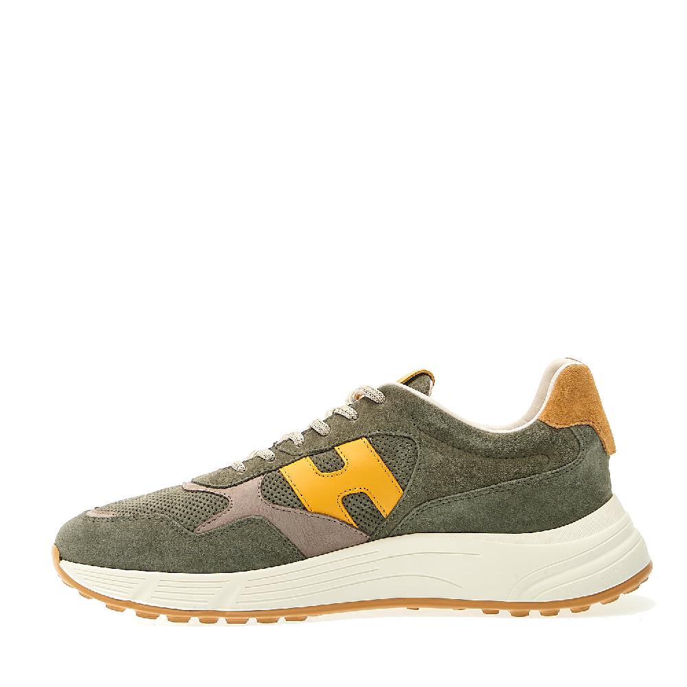 Sorelle Perego sneakers hyperlight camoscio verde H gialle Offerta Pasqua