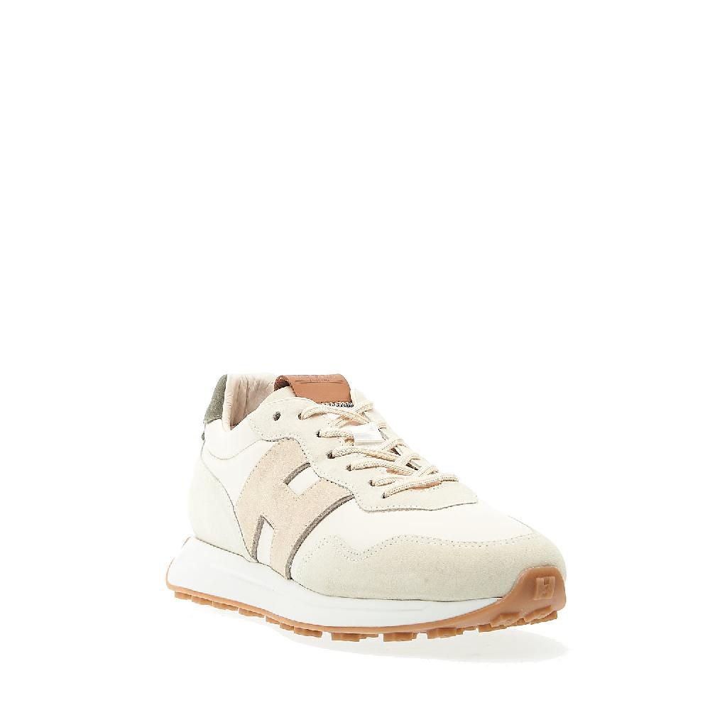 Sorelle Perego running h601 in pelle panna spoiler verde Vendita calda