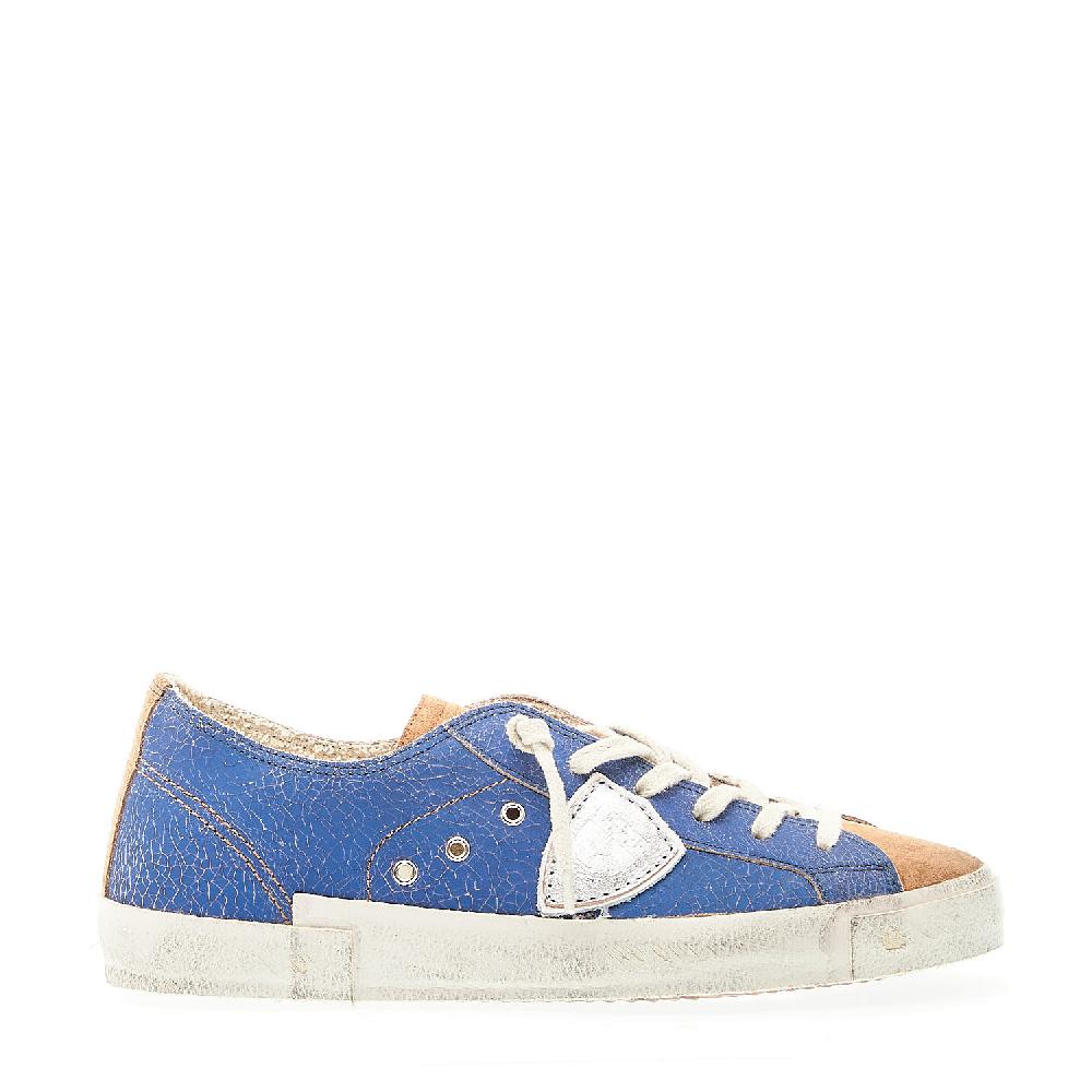 Sorelle Perego Paris sfoderata craclè bluette Enormi risparmi