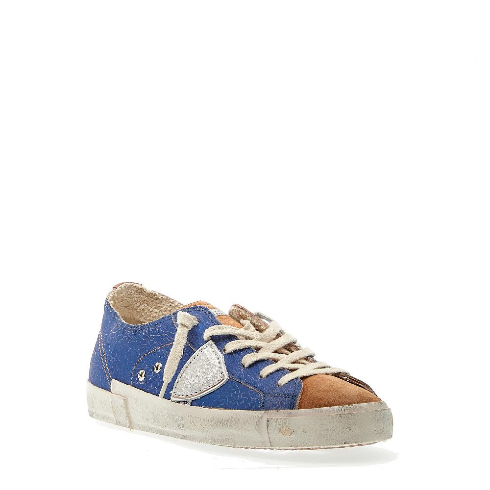 Sorelle Perego Paris sfoderata craclè bluette Enormi risparmi