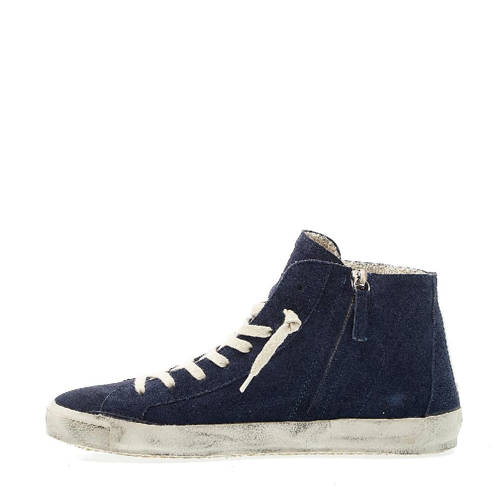 Sorelle Perego Paris High camoscio blu Prezzo basso
