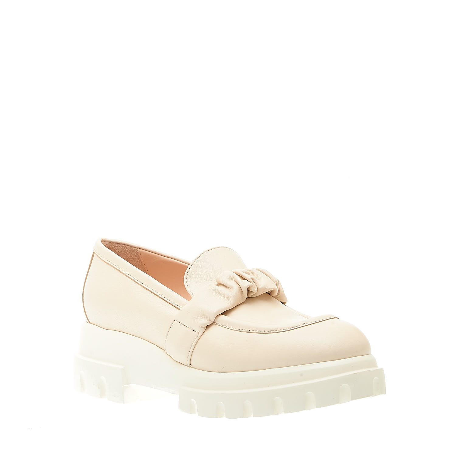 Sorelle Perego mocassino panna fondo gomma Fino al 50% di sconto