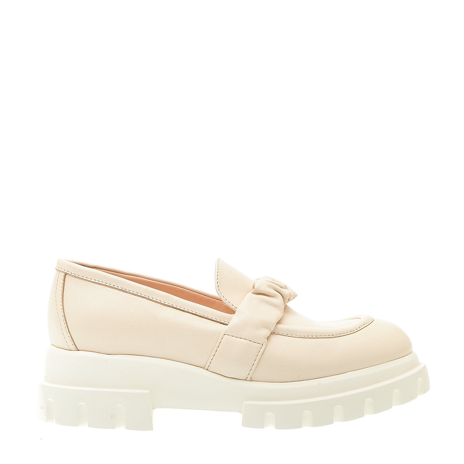 Sorelle Perego mocassino panna fondo gomma Fino al 50% di sconto