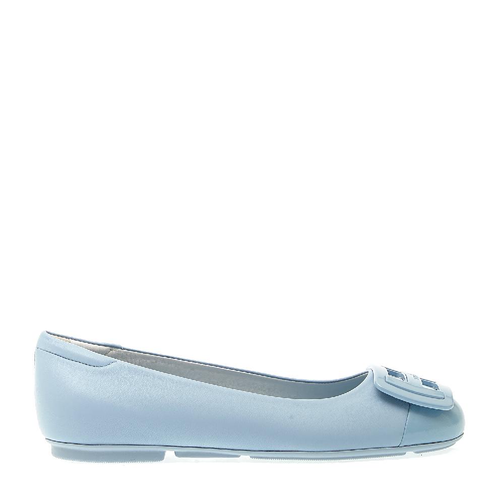 Sorelle Perego ballerina pelle azzurra Solo un giorno rimasto