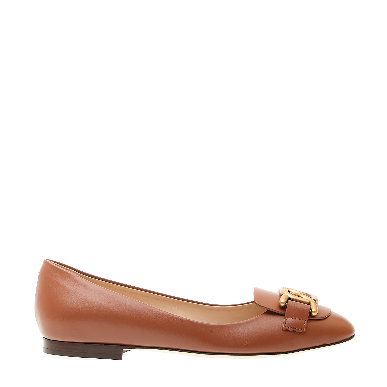 Sorelle Perego ballerina con fibbia oro pelle cuoio Super sconto